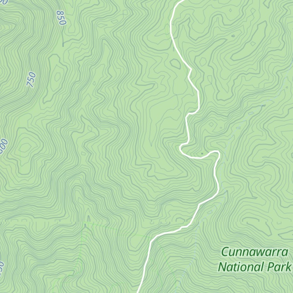 Map of Hawes Knob