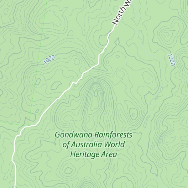 Map of Haystack Mountain