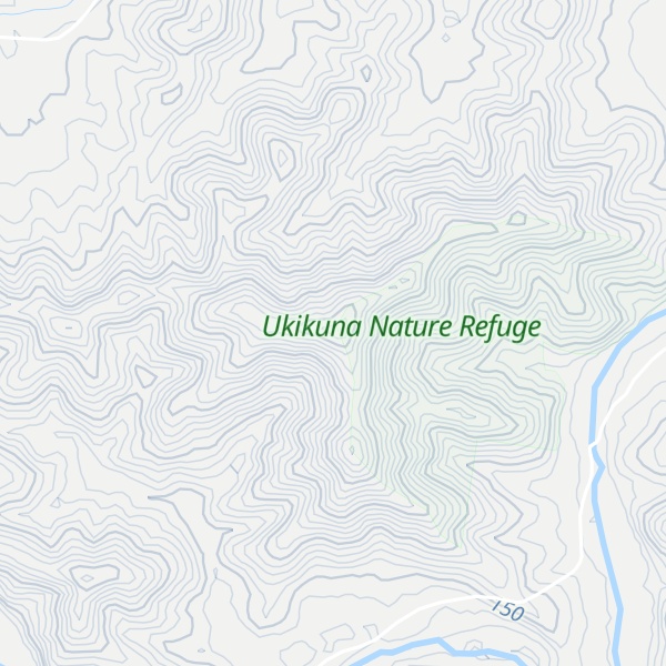 Map of Glenhowden Mountain