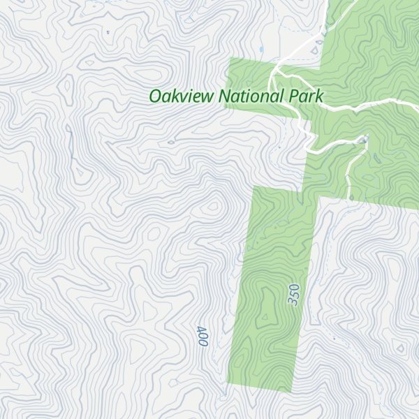 Map of Mount Clara