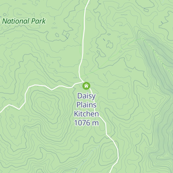Map of Daisy Plains Huts