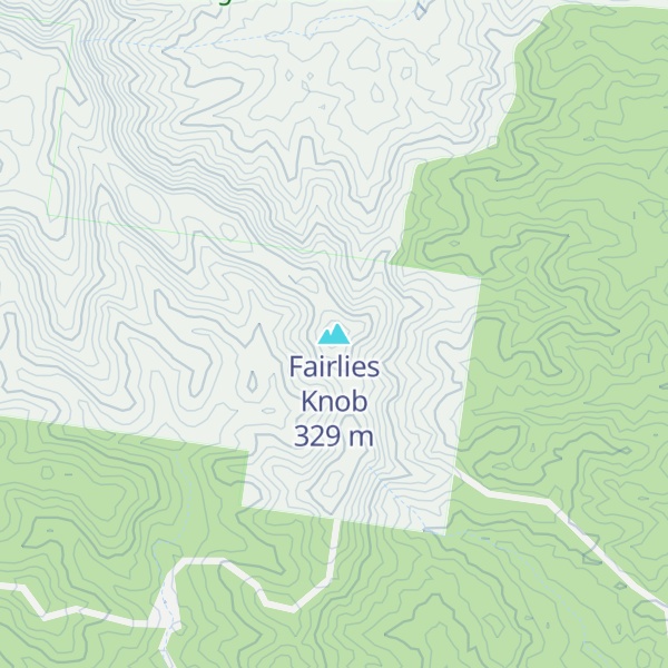 Map of Fairlies Knob