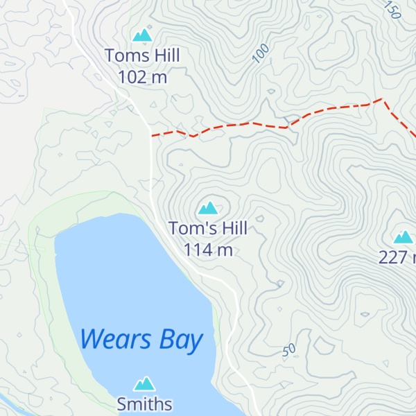 Map of Tom's Hill