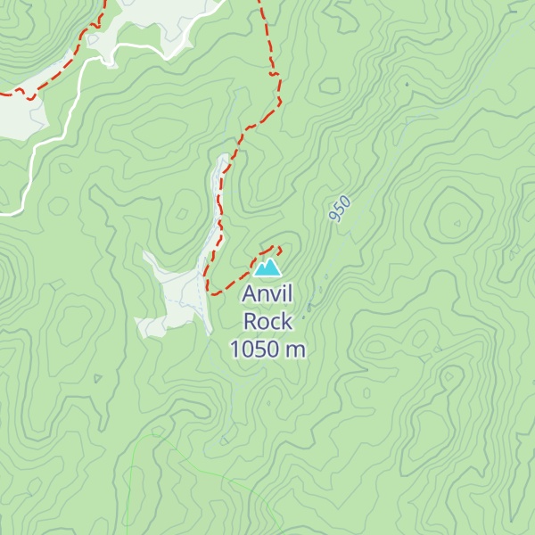 Map of Anvil Rock