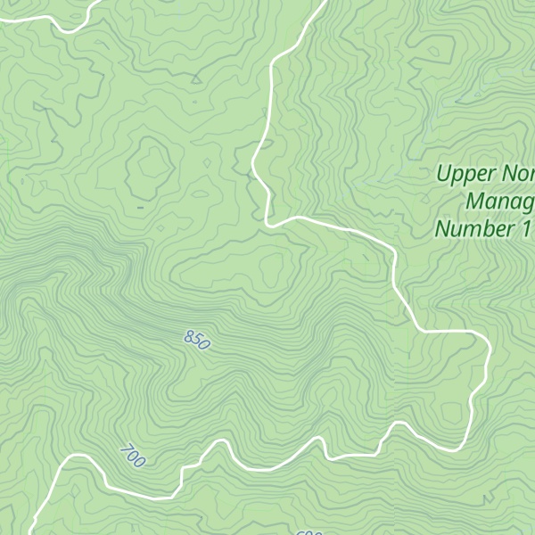 Map of Mount Richmond