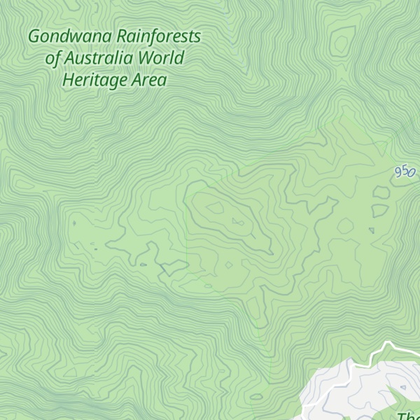 Map of Hogsback Mountain