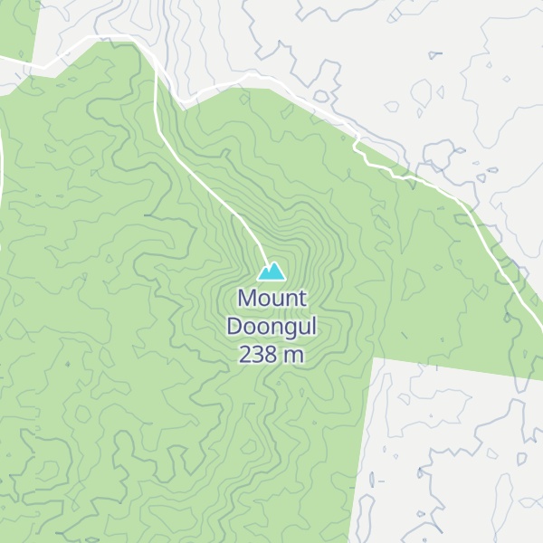 Map of Mount Doongul
