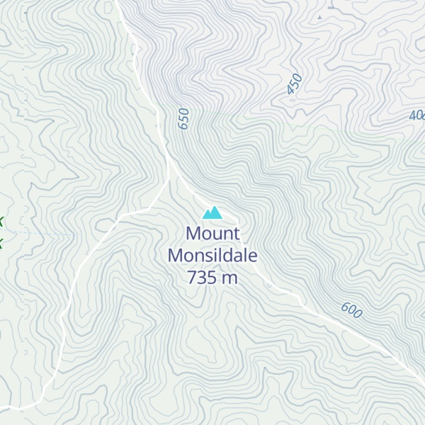 Map of Mount Monsildale