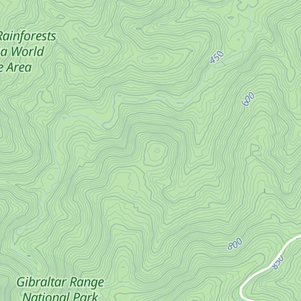 Map of Old Smoky