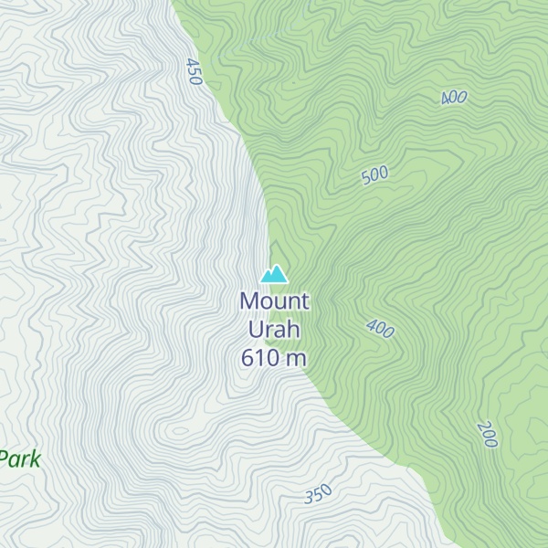 Map of Mount Urah