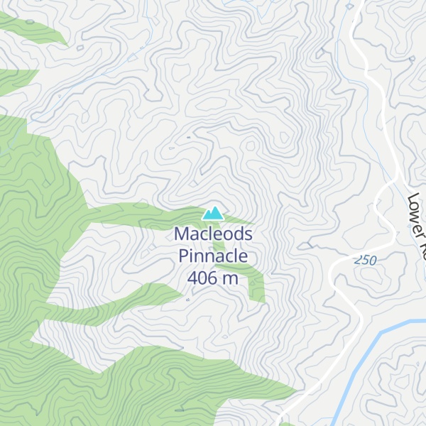 Map of Macleods Pinnacle