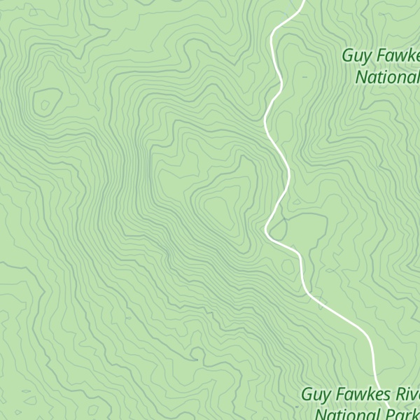 Map of Chaelundi Mountain