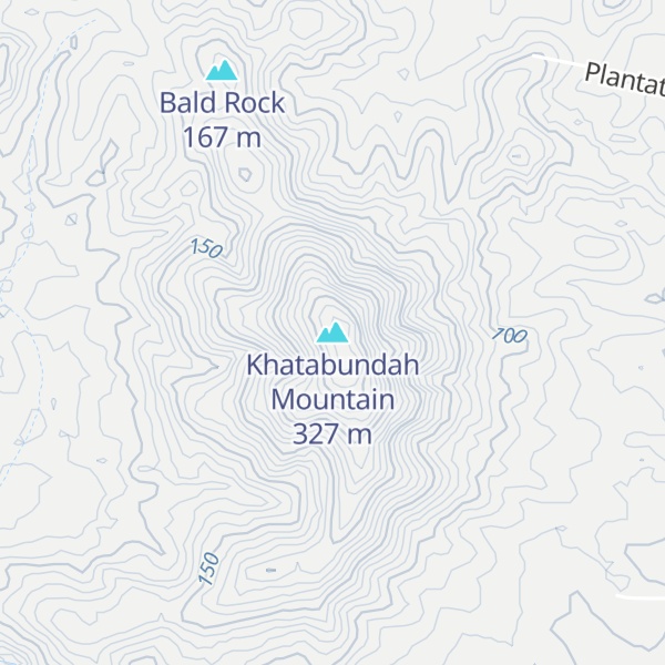 Map of Khatabundah Mountain