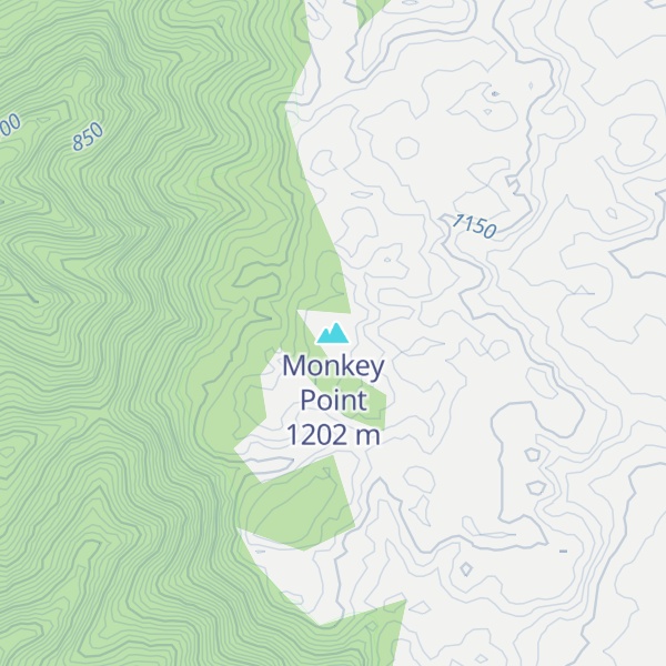 Map of Monkey Point