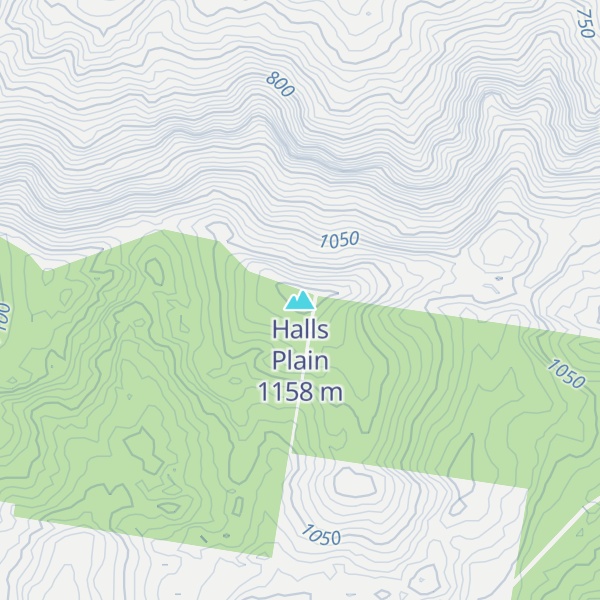 Map of Halls Plain
