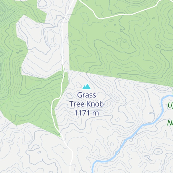 Map of Grass Tree Knob