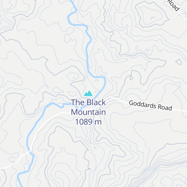 Map of Black Mountain