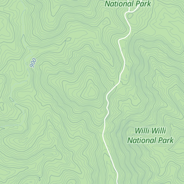 Map of Camerons Bluff