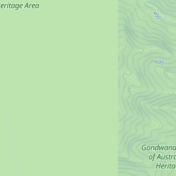 Map of Yellow Knob