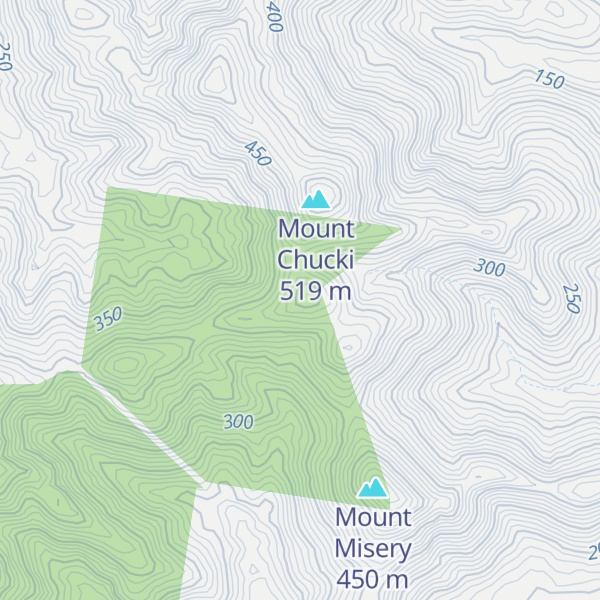 Map of Mount Mucki