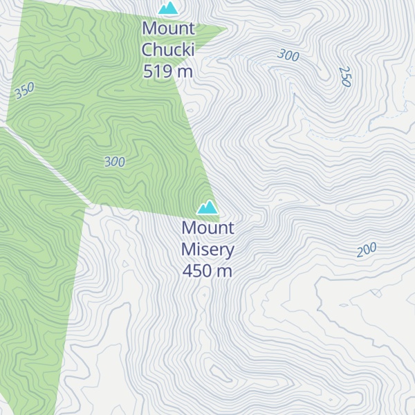 Map of Mount Misery