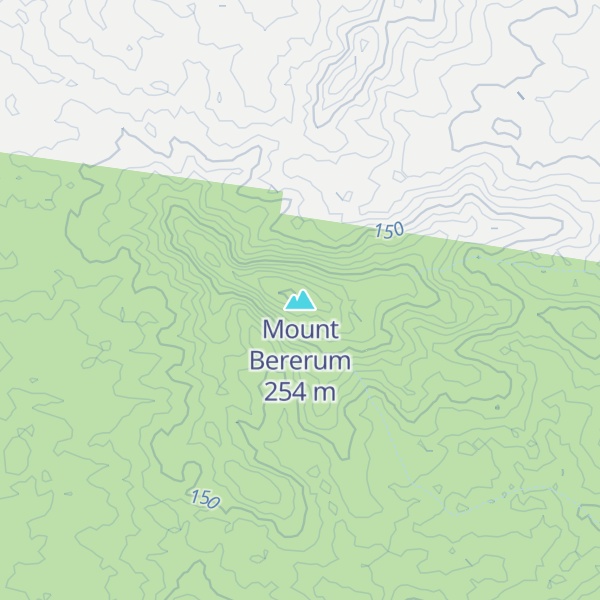 Map of Mount Bererum