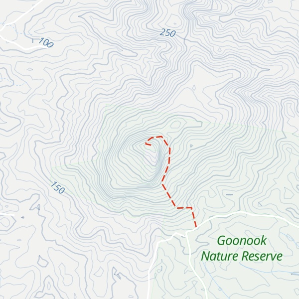 Map of Mount Goonook