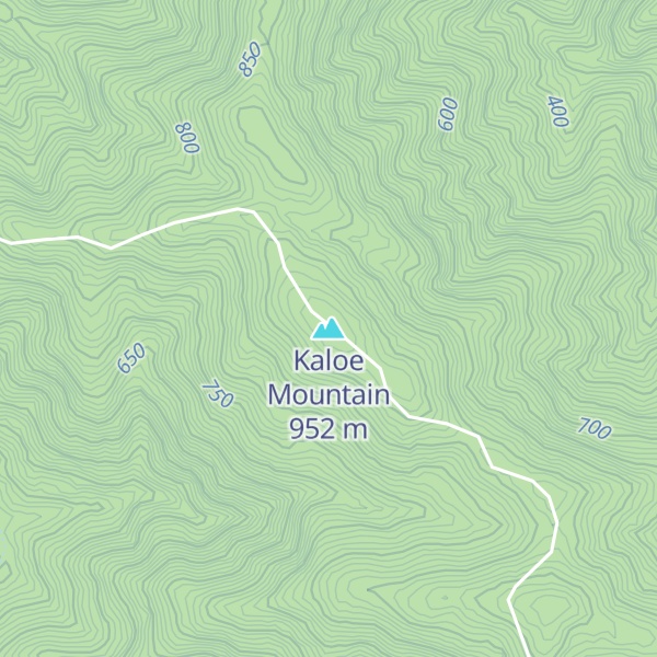 Map of Kaloe Mountain