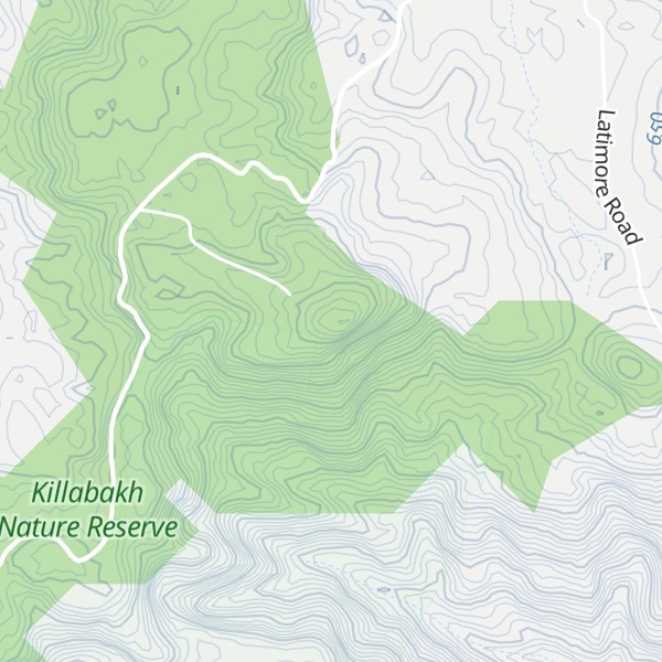 Map of Mount Gibraltar