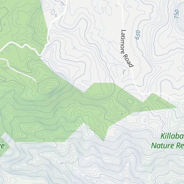 Map of Lone Pine Mountain