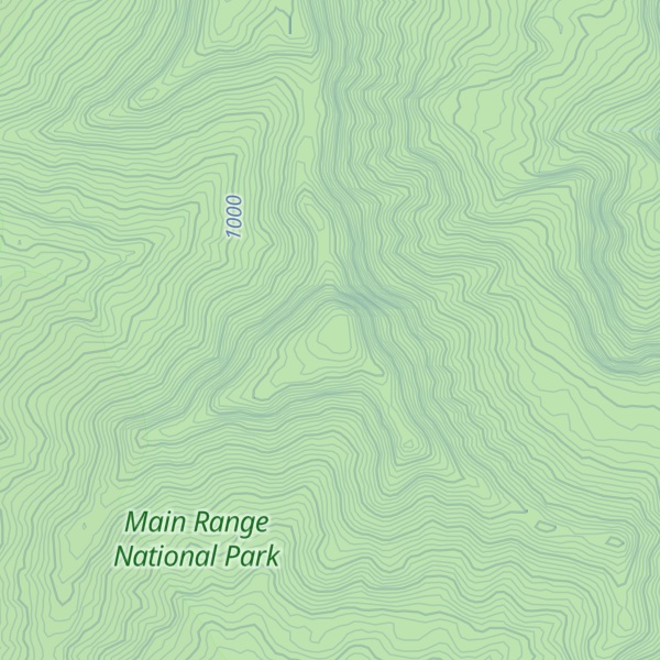 Map of Mount Asplenium