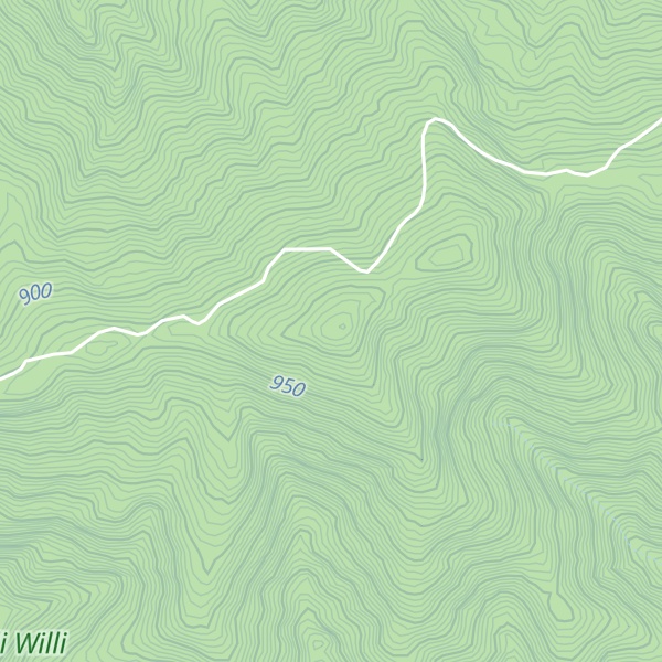 Map of Double Head Mountain