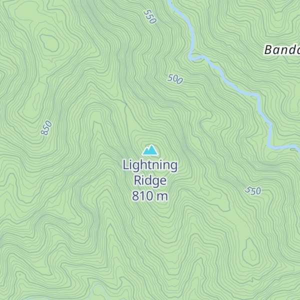 Map of Lightning Ridge