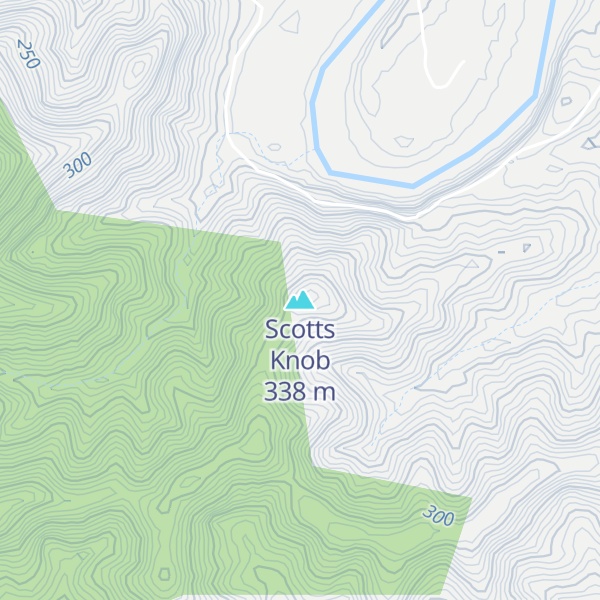 Map of Scotts Knob