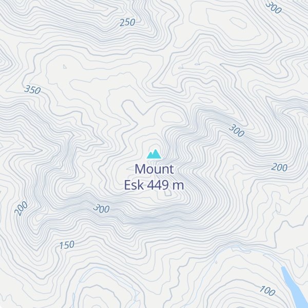 Map of Mount Esk