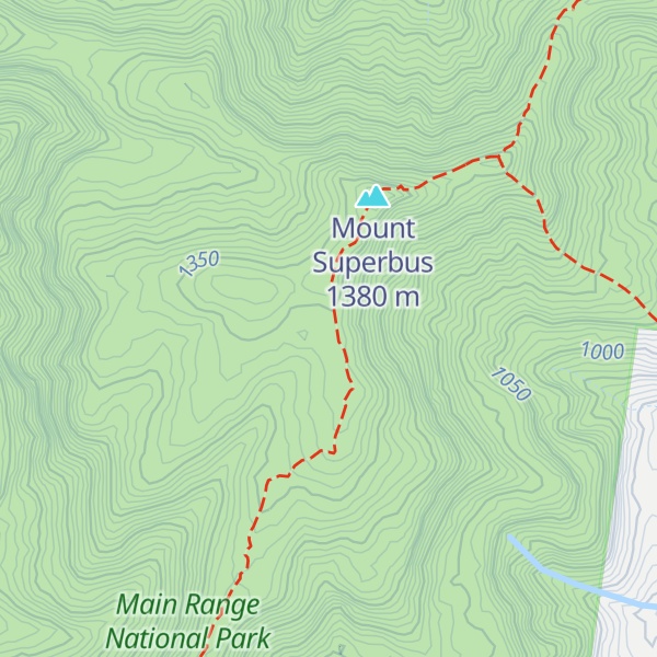 Map of Mount Roberts
