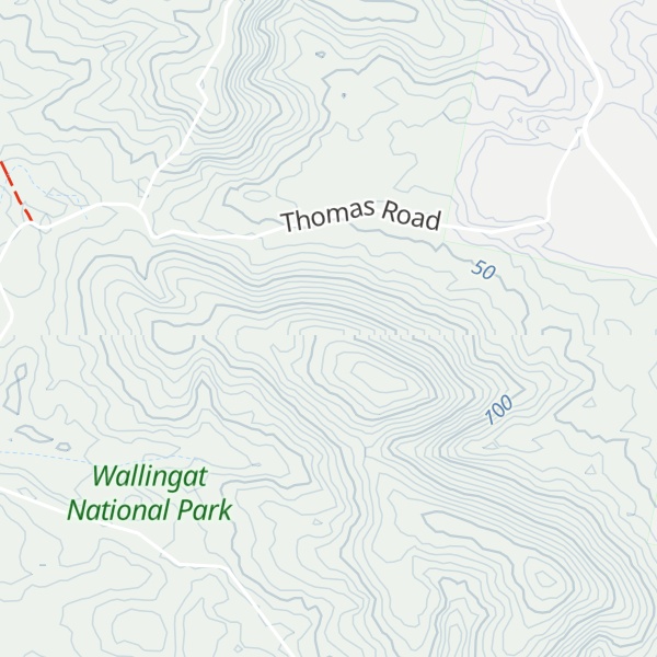 Map of Duck Creek Mountain