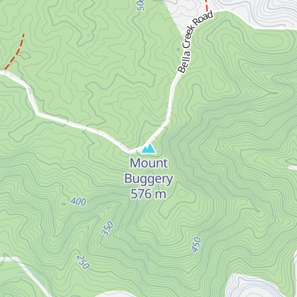 Map of Mount Buggery