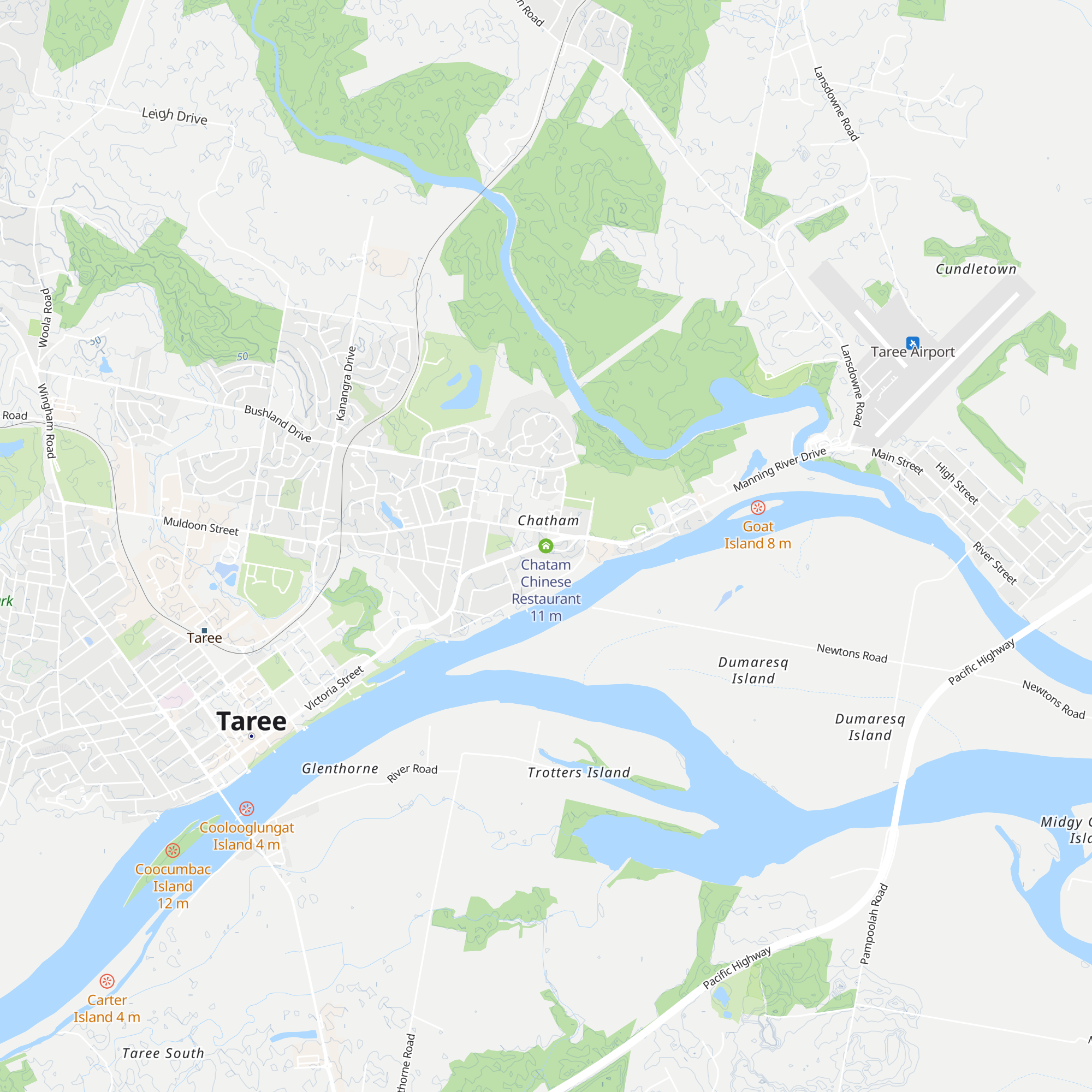 Chatam Chinese Restaurant map