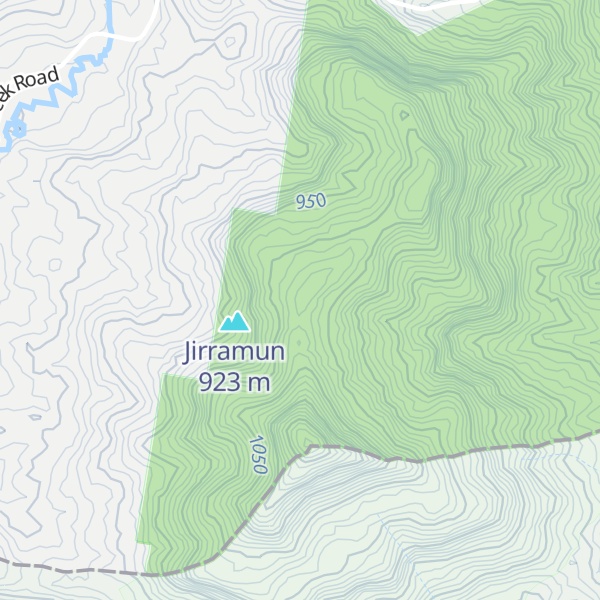 Map of Mount Wilson
