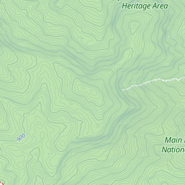 Map of Mt. Bell