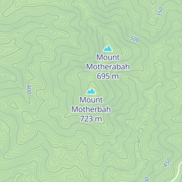 Map of Mount Motherbah