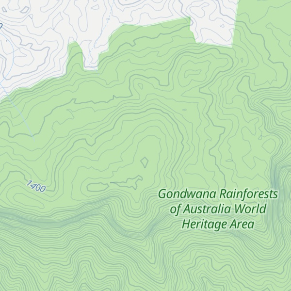 Map of Barren Mountain