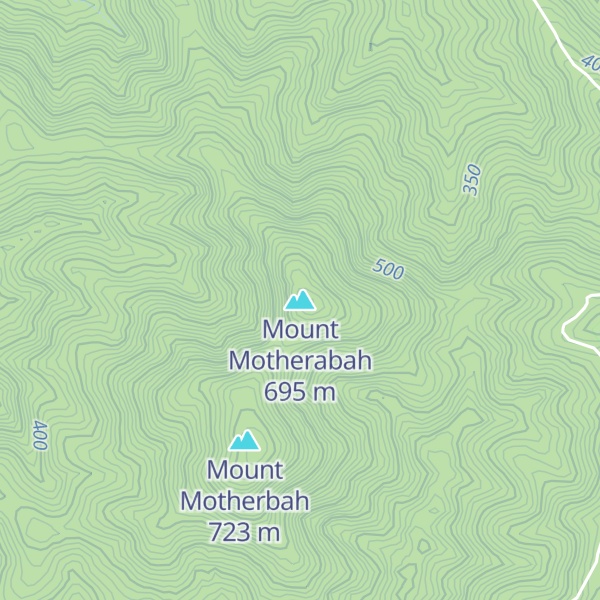 Map of Mount Motherabah