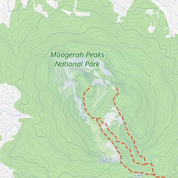 Map of Mount Greville