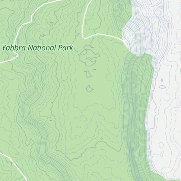 Map of Great Table Mountain