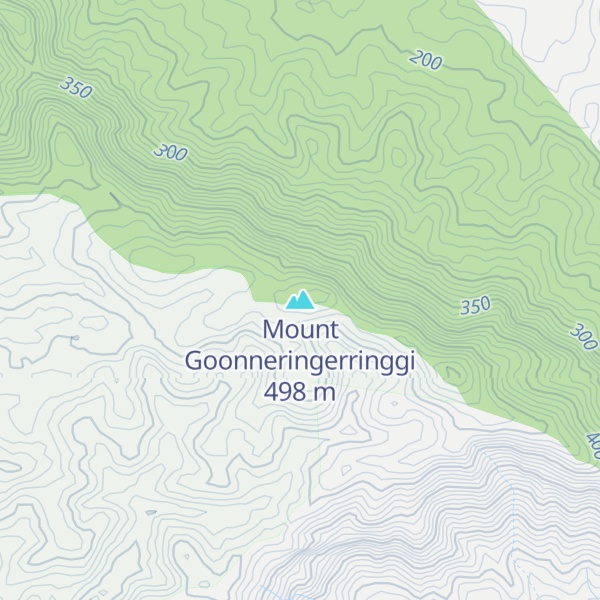Map of Mount Goonneringerringgi