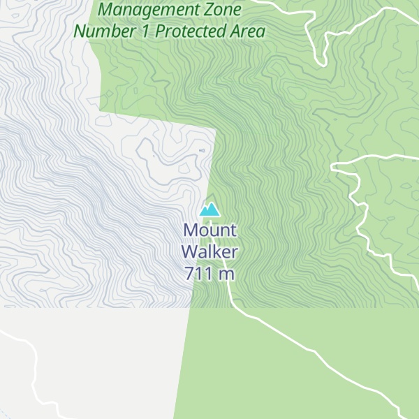 Map of Mount Walker