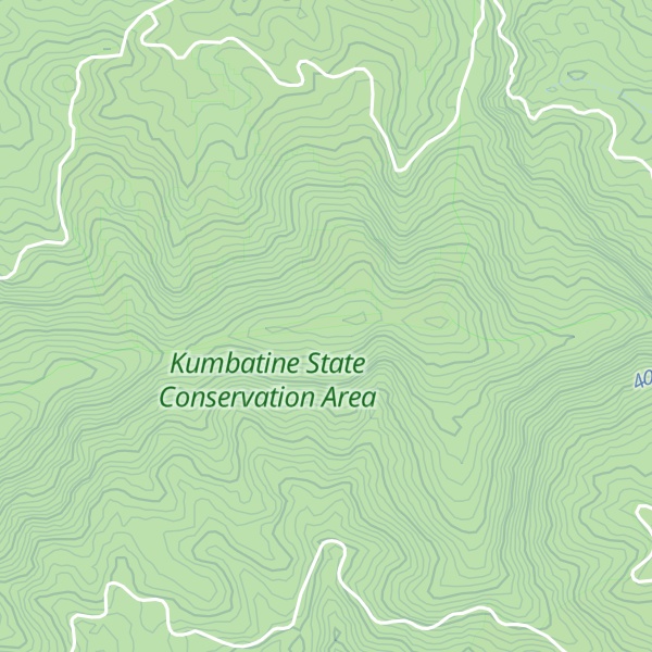 Map of Tuckybunyubah Mountain