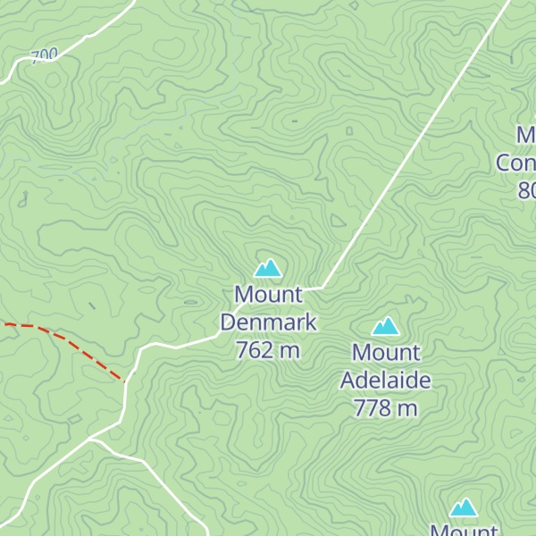 Map of Mount Denmark